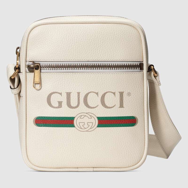 G*u*i gg men G*u*i print messenger bag
