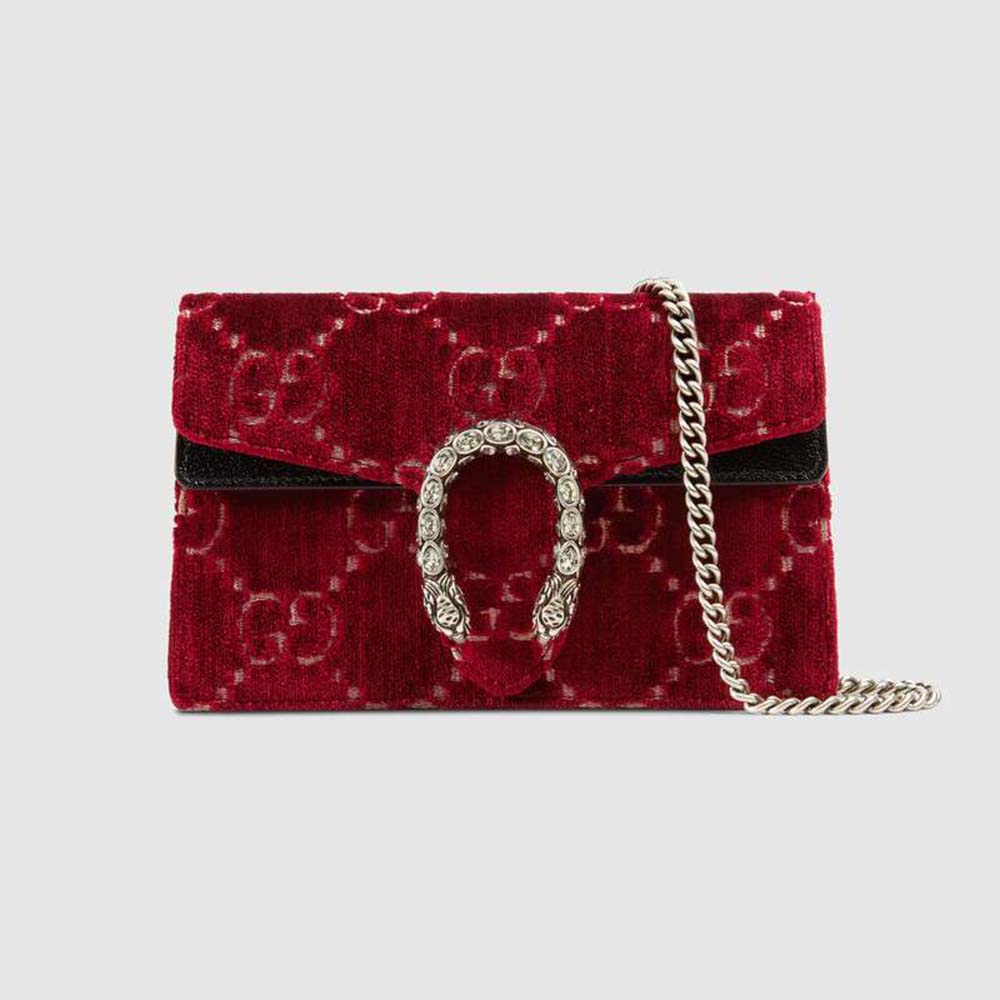 G*u*i gg women dionysus gg velvet super mini bag