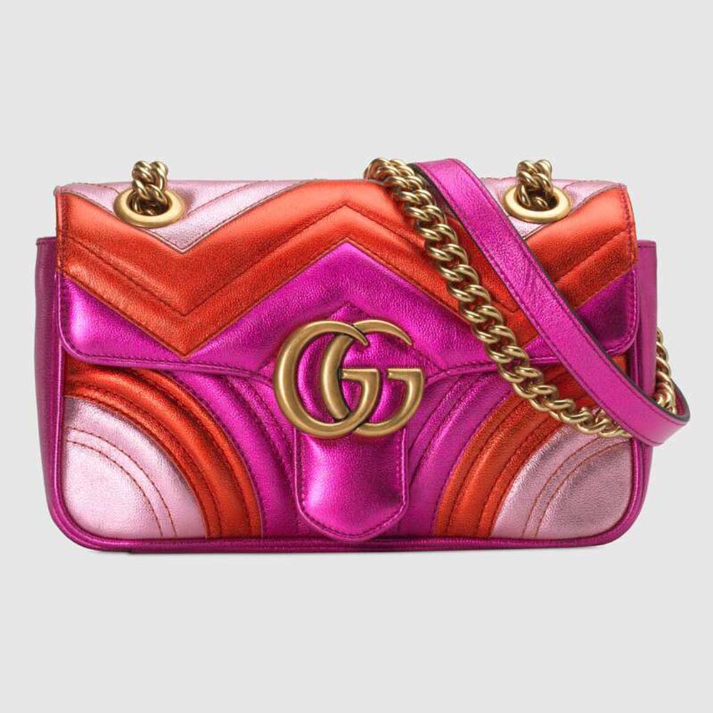G*u*i gg women gg marmont mini matelassé bag