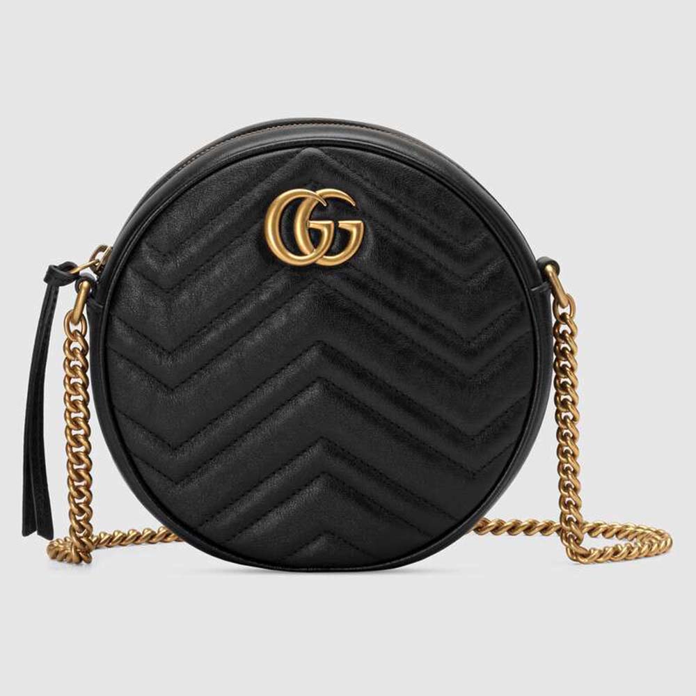 G*u*i gg women gg marmont mini round shoulder bag