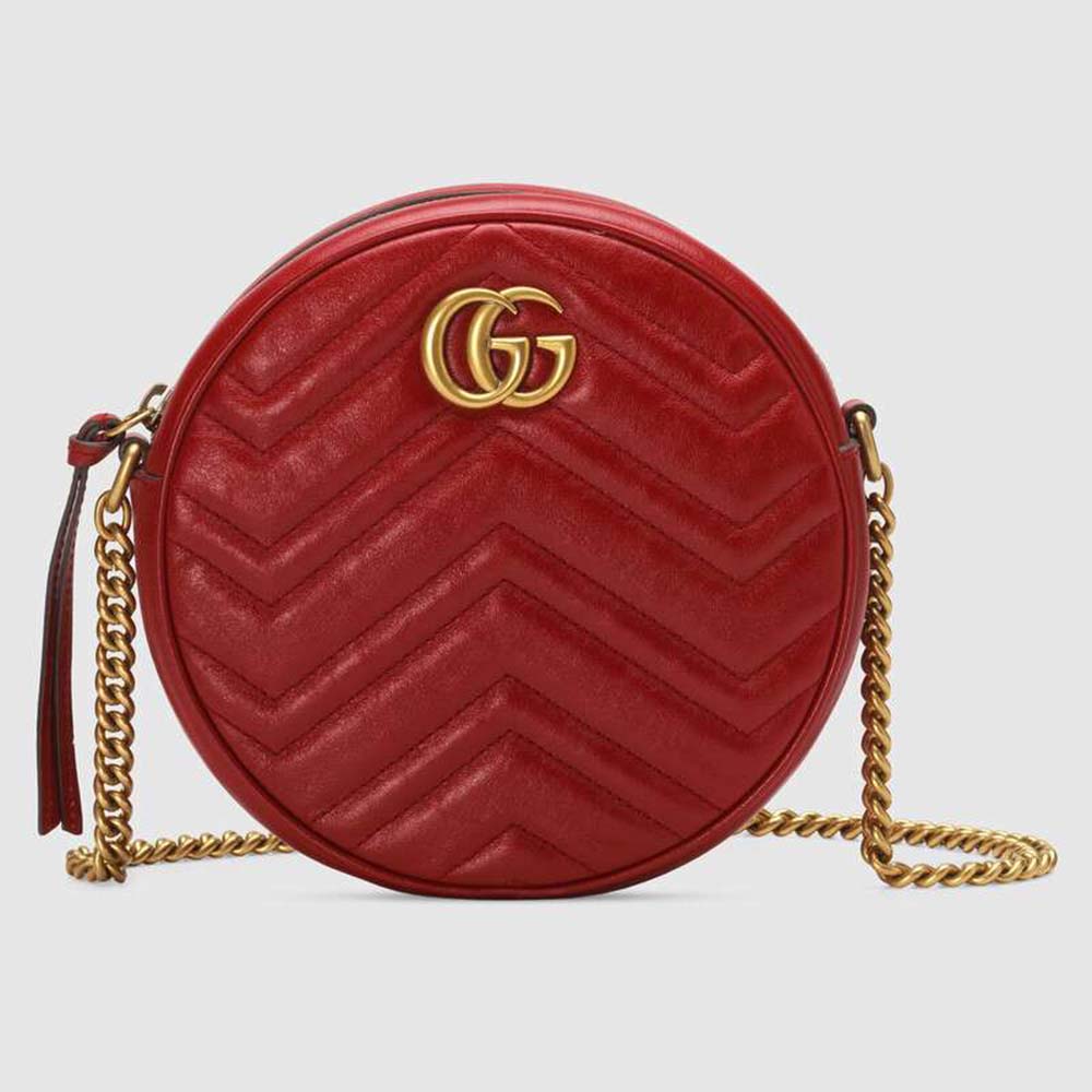 G*u*i gg women gg marmont mini round shoulder bag