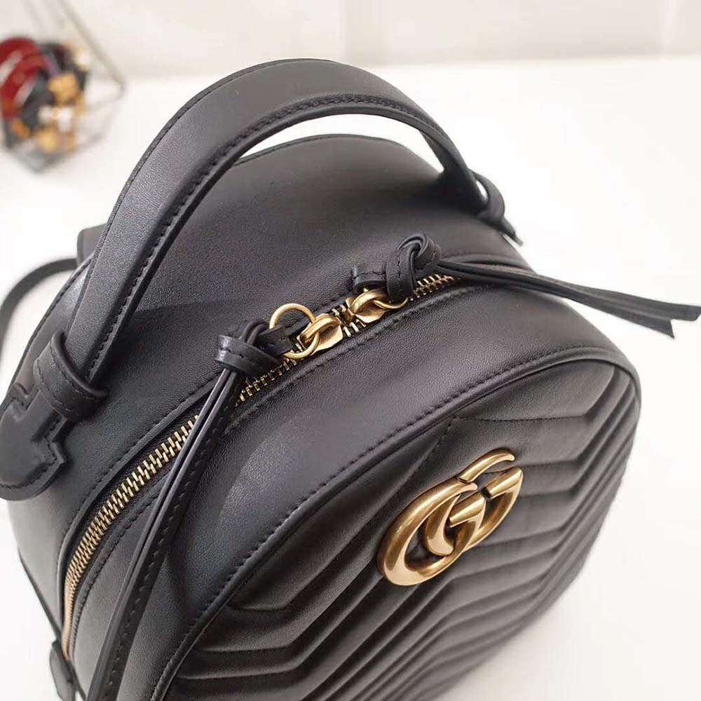 G*u*i gg women gg marmont quilted leather backpack
