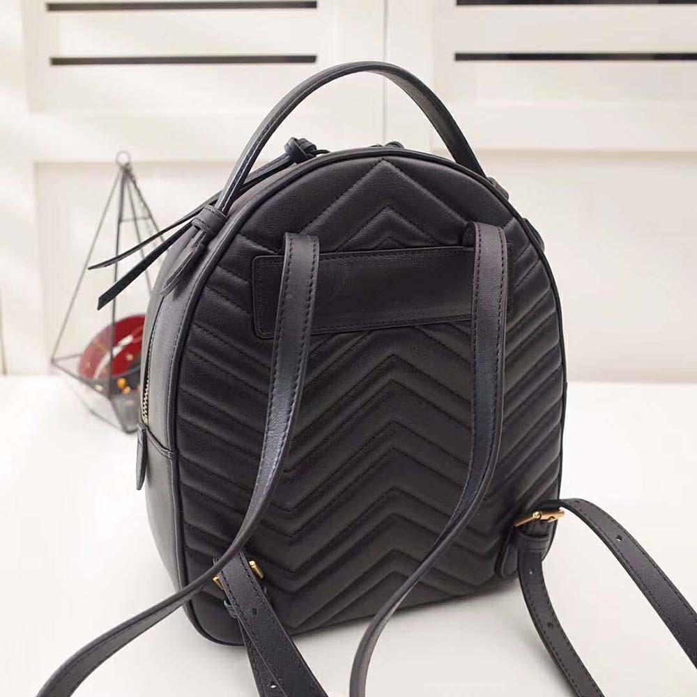 G*u*i gg women gg marmont quilted leather backpack