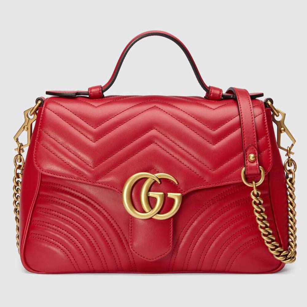 G*u*i gg women gg marmont small top handle bag