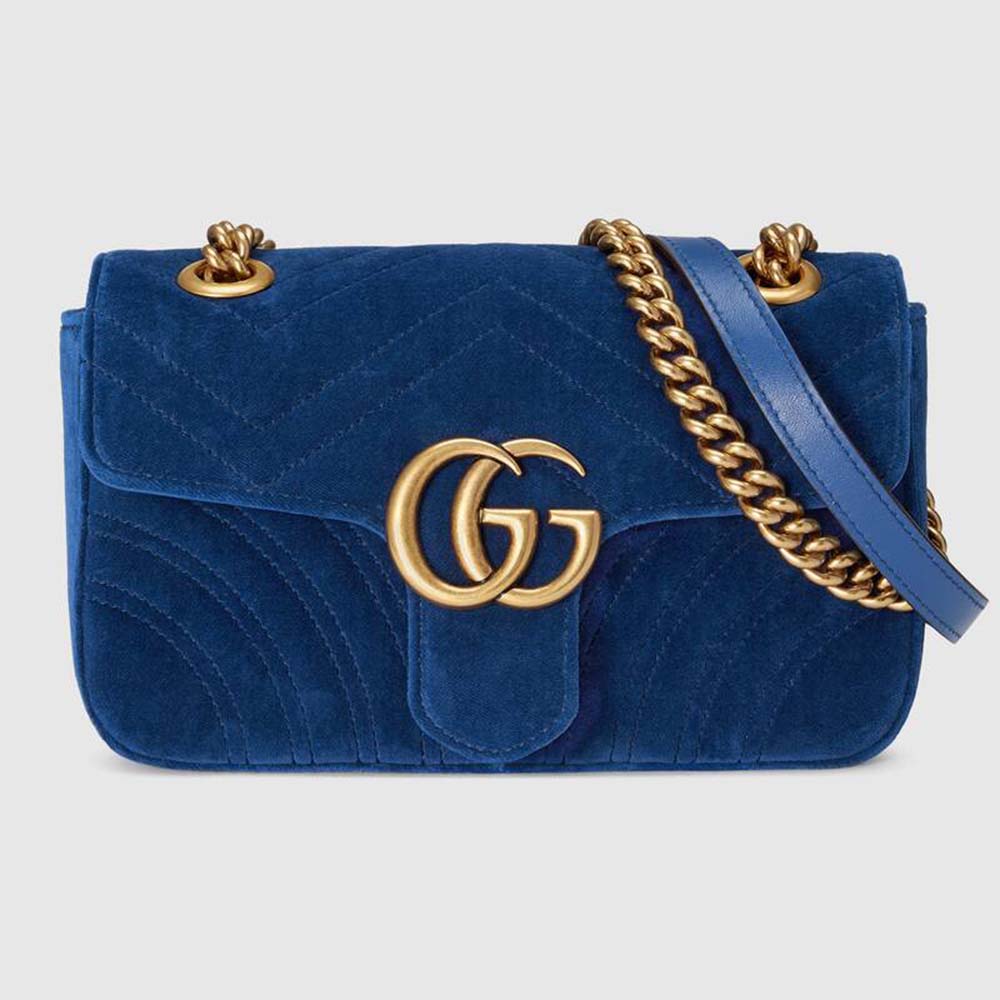 G*u*i gg women gg marmont velvet mini bag