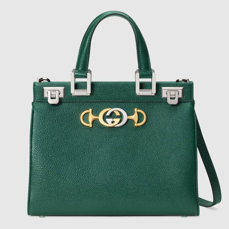 G*u*i gg women G*u*i zumi grainy leather small top handle bag