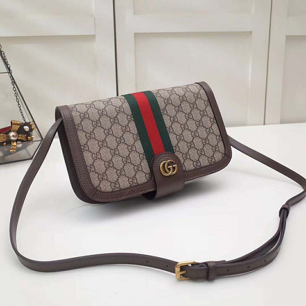 G*u*i gg unisex ophidia gg messenger bag-brown