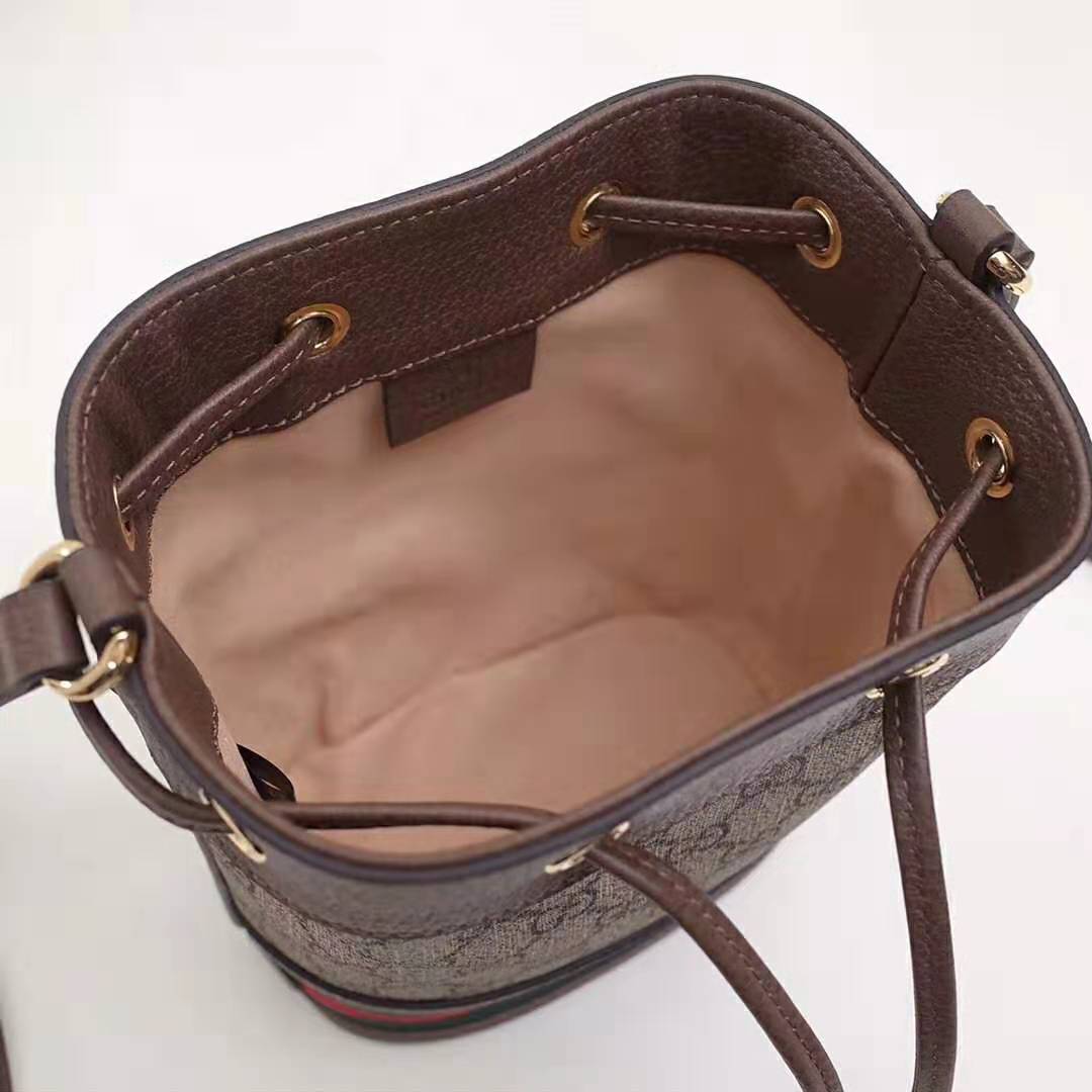 G*u*i gg women ophidia mini gg bucket bag-brown