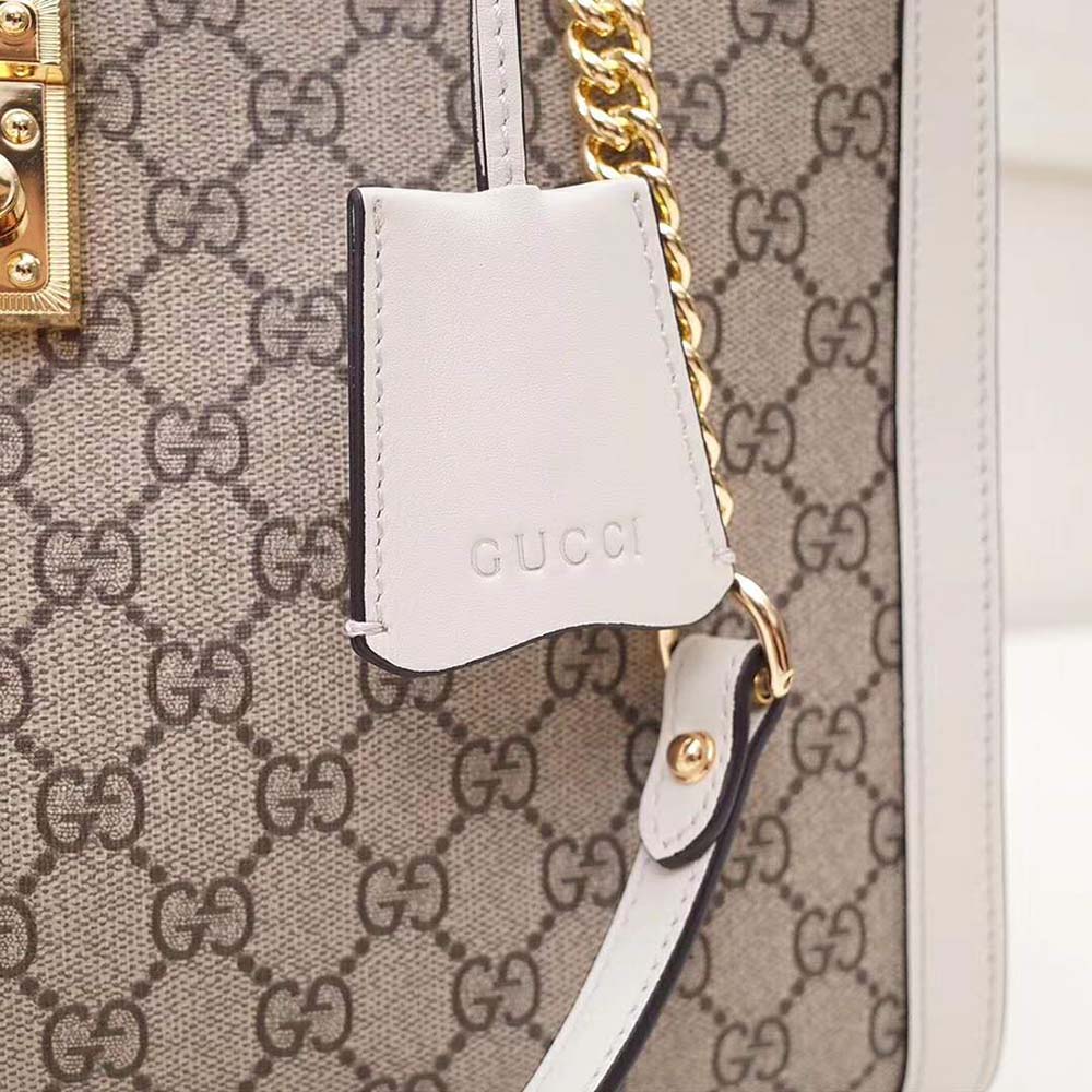 G*u*i gg women padlock medium gg supreme canvas shoulder bag