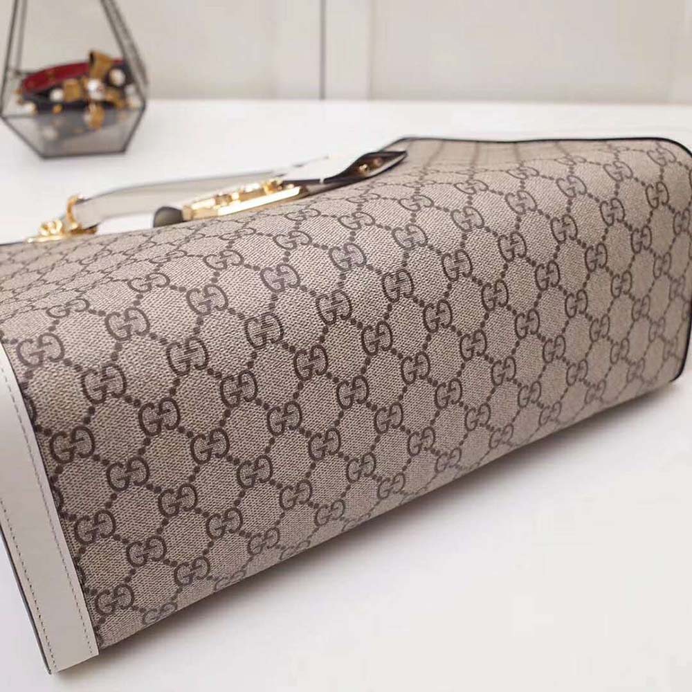G*u*i gg women padlock medium gg supreme canvas shoulder bag