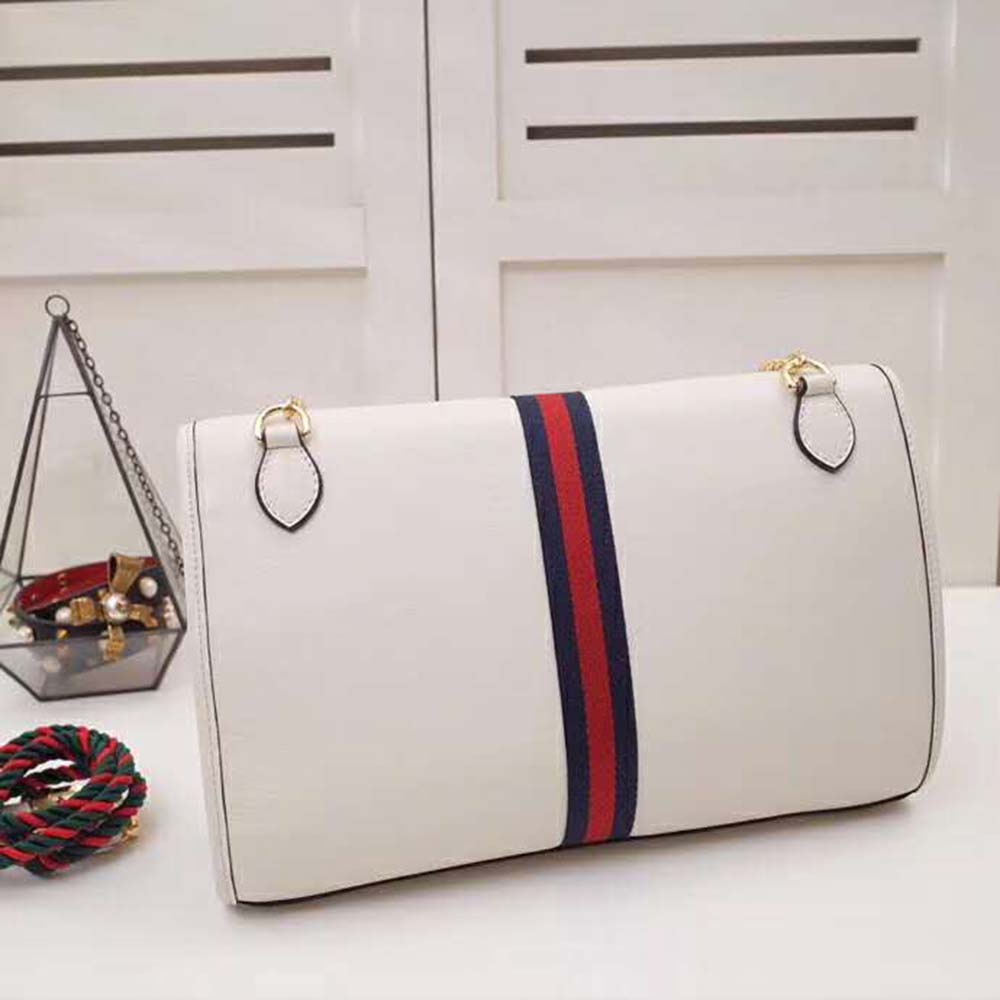 G*u*i gg women rajah medium shoulder bag-white