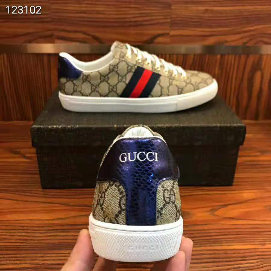G*u*i men ace gg supreme bees sneaker-brown