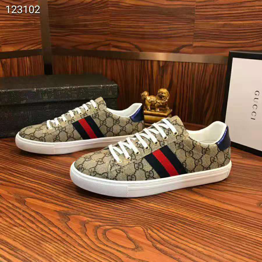 G*u*i men ace gg supreme bees sneaker-brown