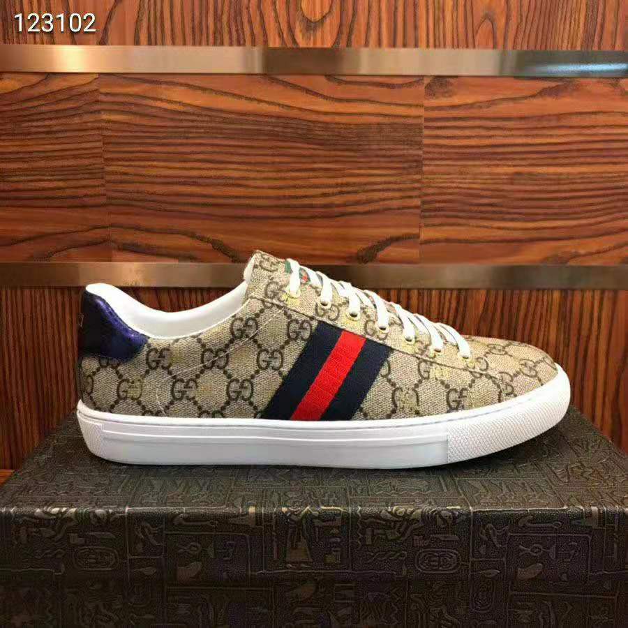G*u*i men ace gg supreme bees sneaker-brown
