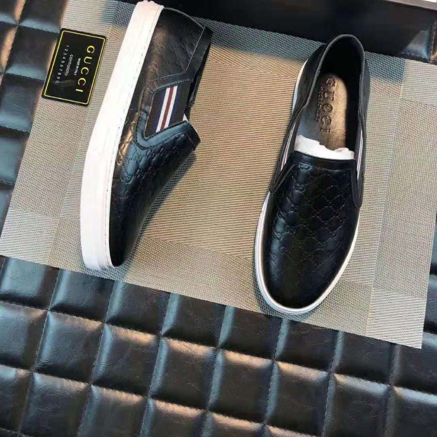 G*u*i men G*u*i signature slip-on sneaker-black