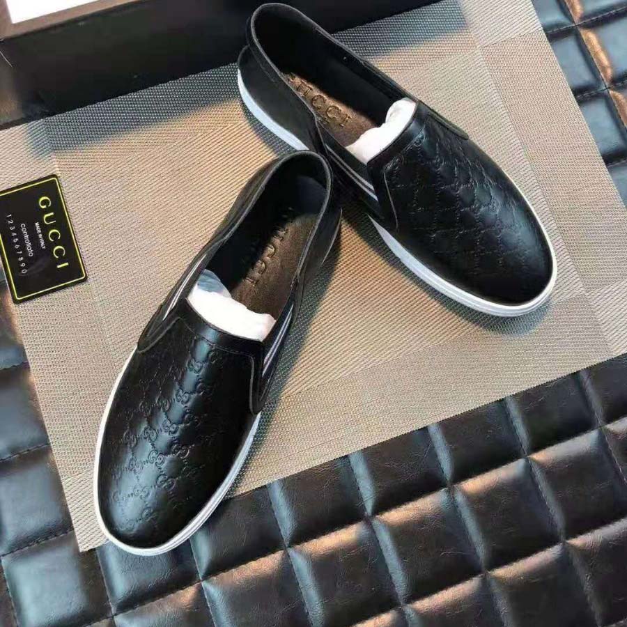 G*u*i men G*u*i signature slip-on sneaker-black