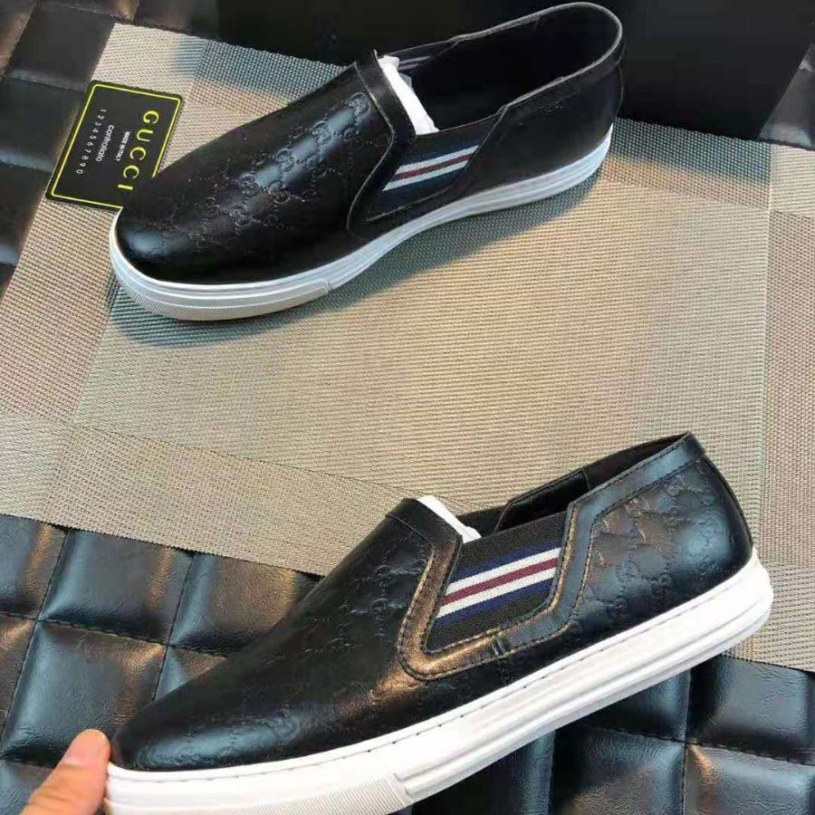 G*u*i men G*u*i signature slip-on sneaker-black