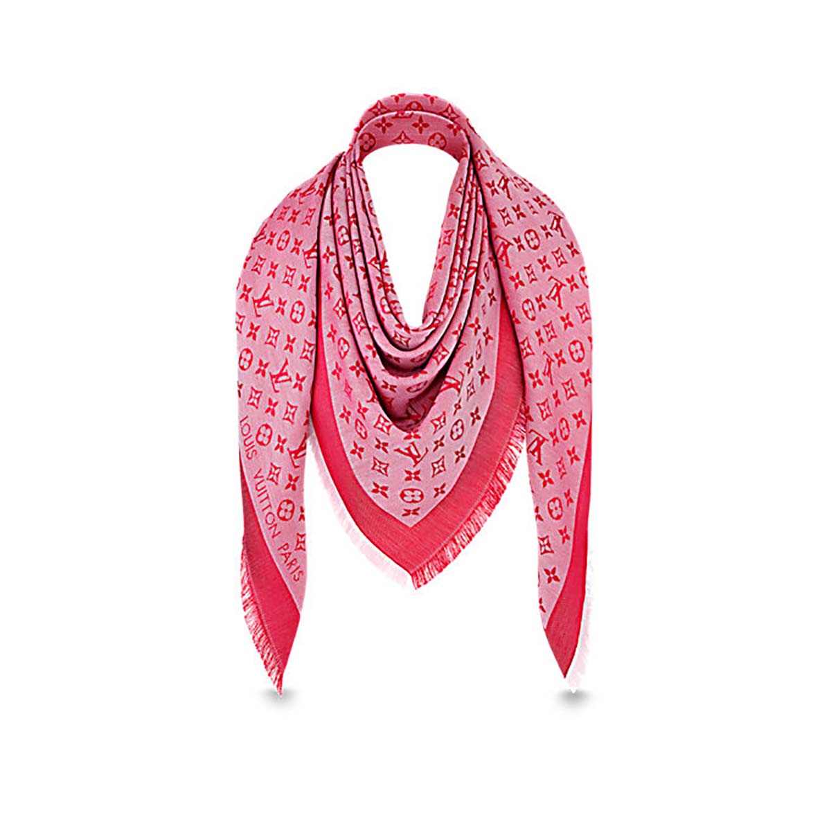 Louis Vuitton LV Women Monogram Denim Shawl Scarf