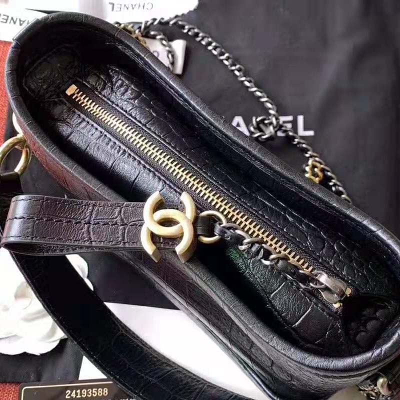 Chanel Women Chanel’s Gabrielle Small Hobo Bag-Black