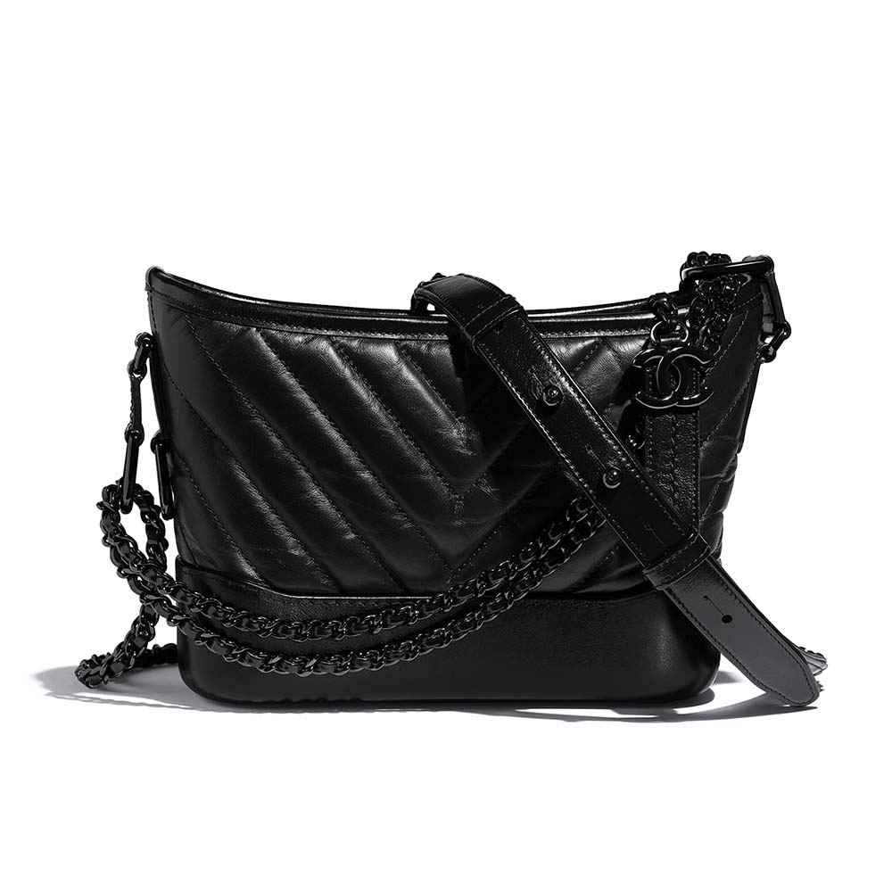 Chanel Women Chanel’s Gabrielle Small Hobo Bag in Aged Calfskin Leather