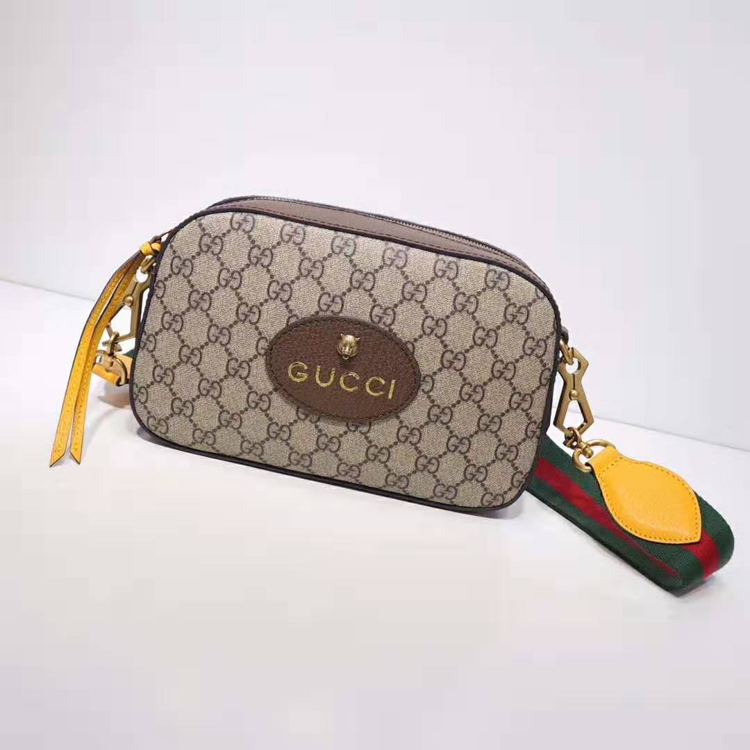 G*u*i gg women gg supreme messenger bag in gg supreme canvas-brown