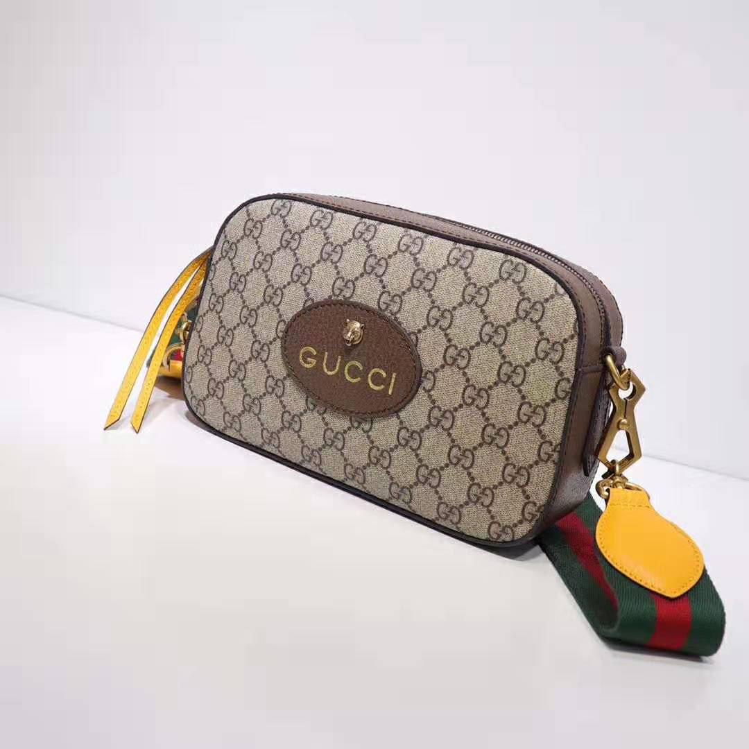 G*u*i gg women gg supreme messenger bag in gg supreme canvas-brown