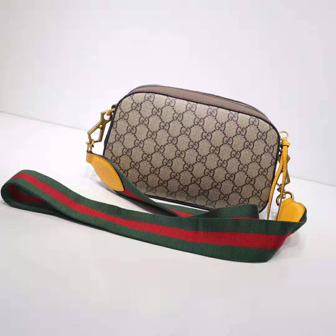 G*u*i gg women gg supreme messenger bag in gg supreme canvas-brown