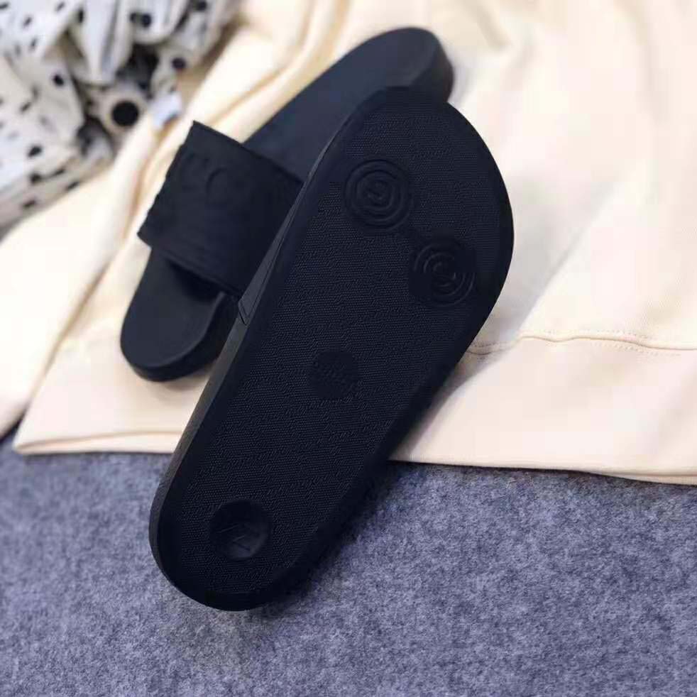 G*u*i unisex G*u*i logo rubber slide sandal-black