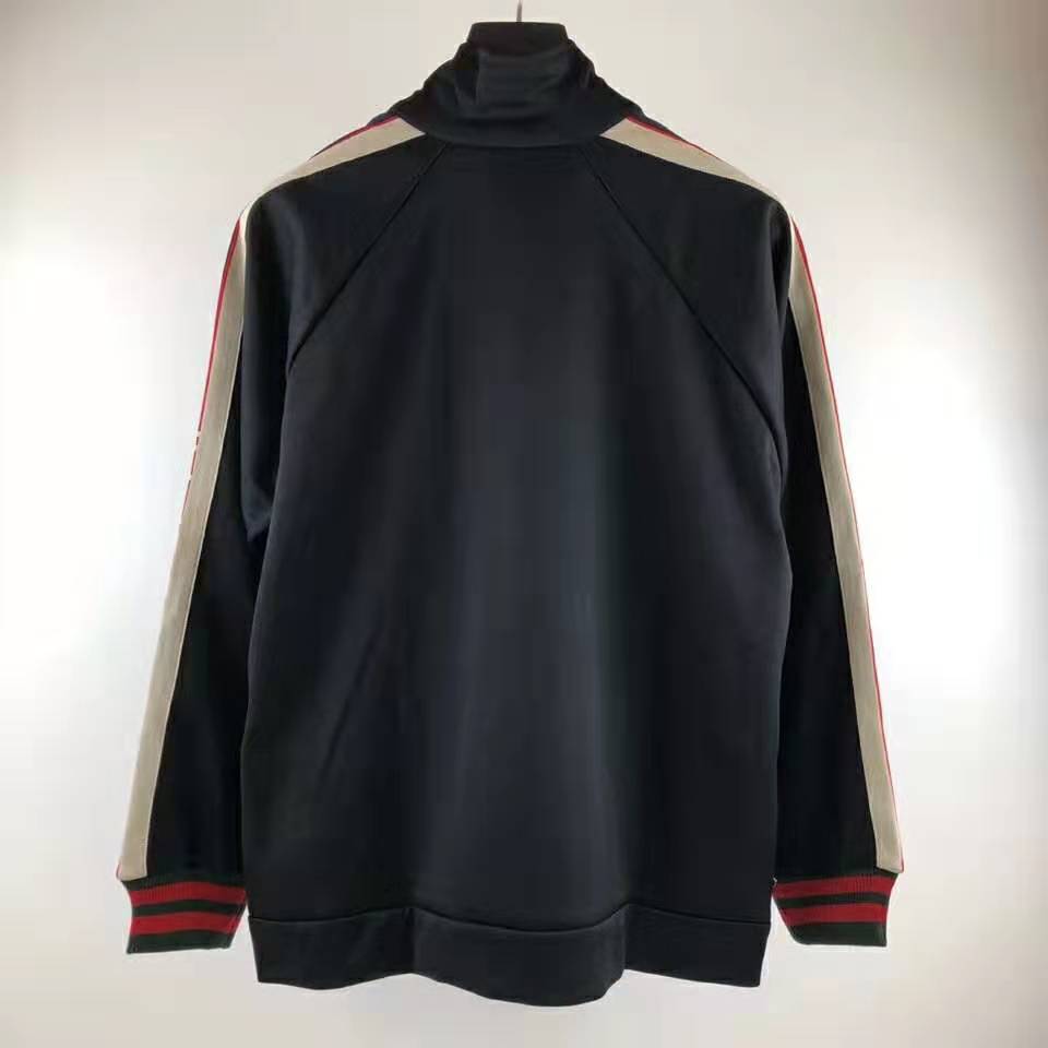 G*u*i women technical jersey jacket-black