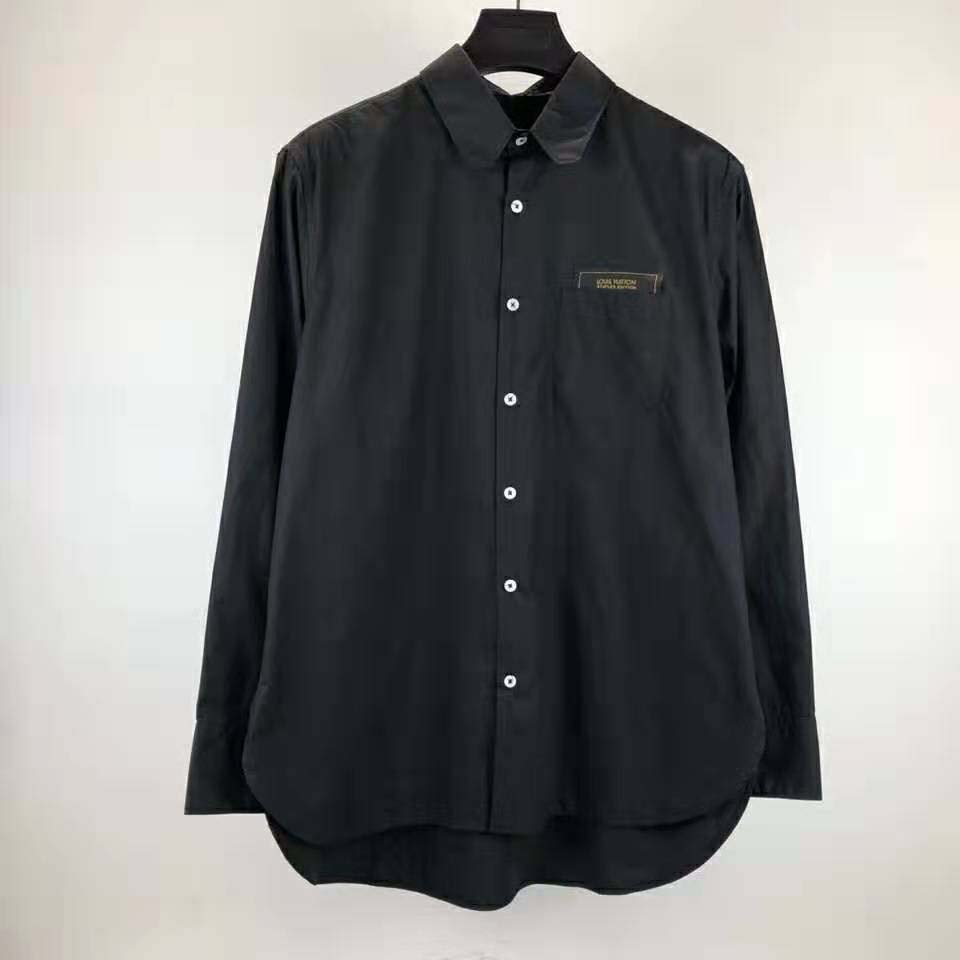 Louis Vuitton LV Men Louis Vuitton Staples Edition DNA Shirt-Black