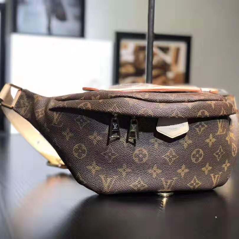 Louis Vuitton LV Women Bumbag in Monogram Canvas-Brown