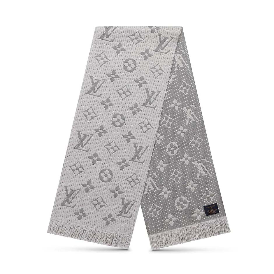 Louis Vuitton LV Women Logomania Scarf in Iconic Monogram Silk Wool