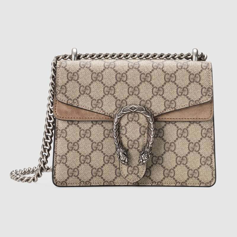 G*u*i gg women dionysus gg supreme mini bag in tiger head spur