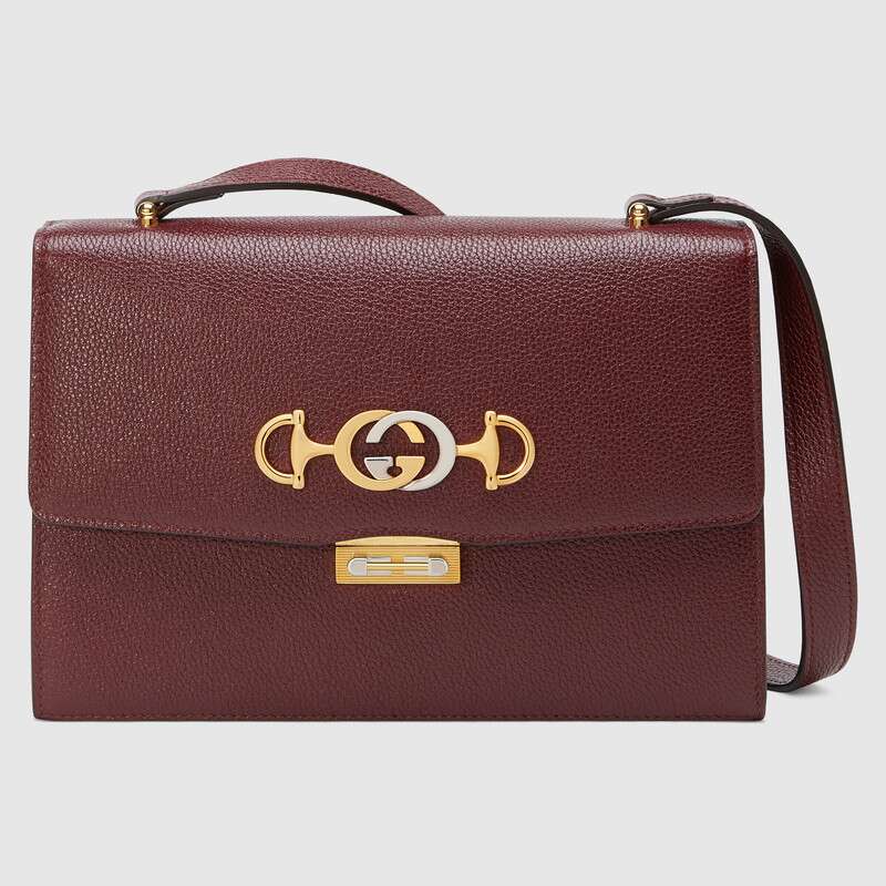 G*u*i gg women G*u*i zumi grainy leather small shoulder bag