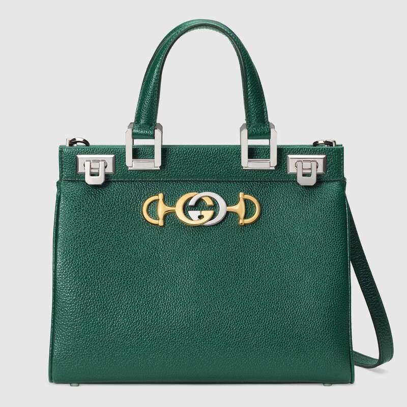 G*u*i gg women G*u*i zumi grainy leather small top handle bag
