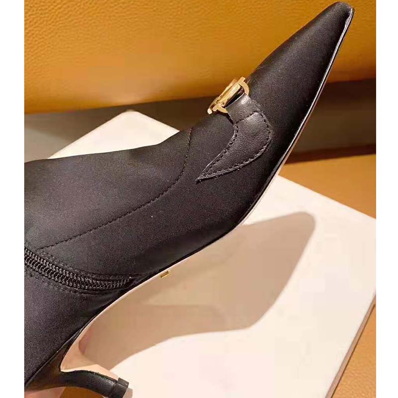 G*u*i women G*u*i zumi mid-heel ankle boot 7.7 cm heel-black