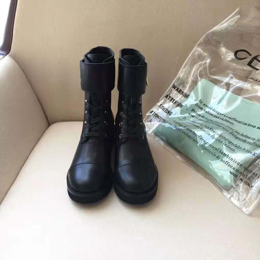 Louis Vuitton LV Women Wonderland Ranger Boot in Plain Calf Leather-Black