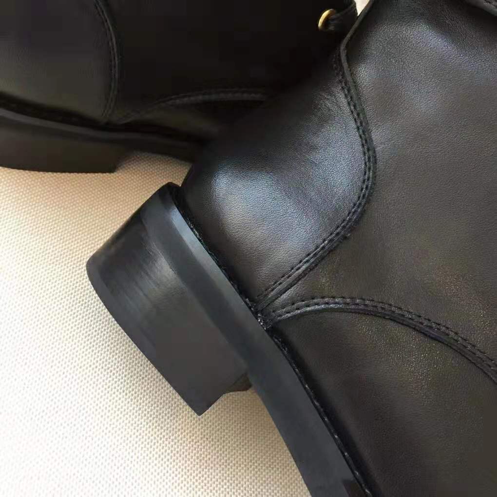 Louis Vuitton LV Women Wonderland Ranger Boot in Plain Calf Leather-Black