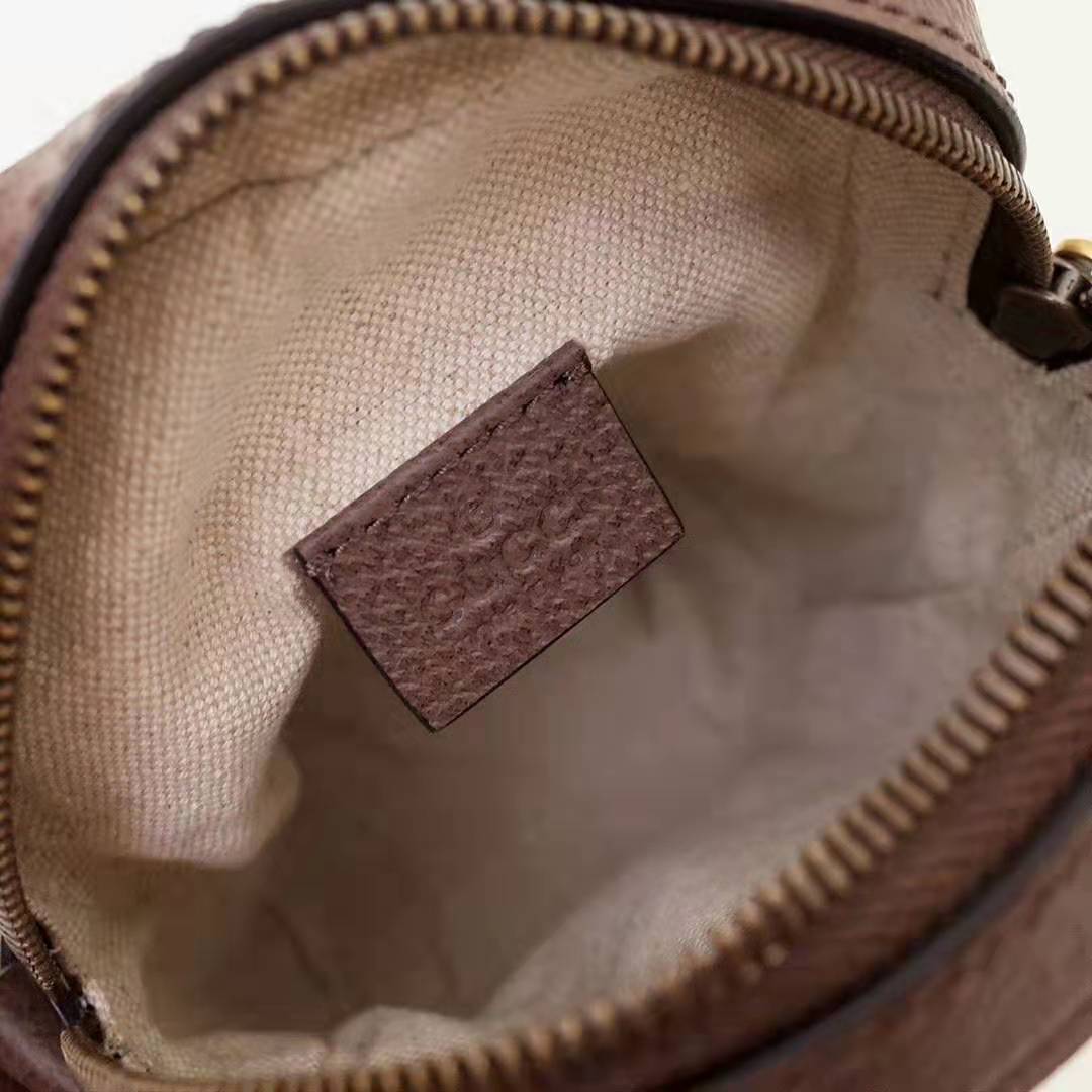 G*u*i gg men ophidia gg shoulder bag in beige/ebony gg supreme canvas