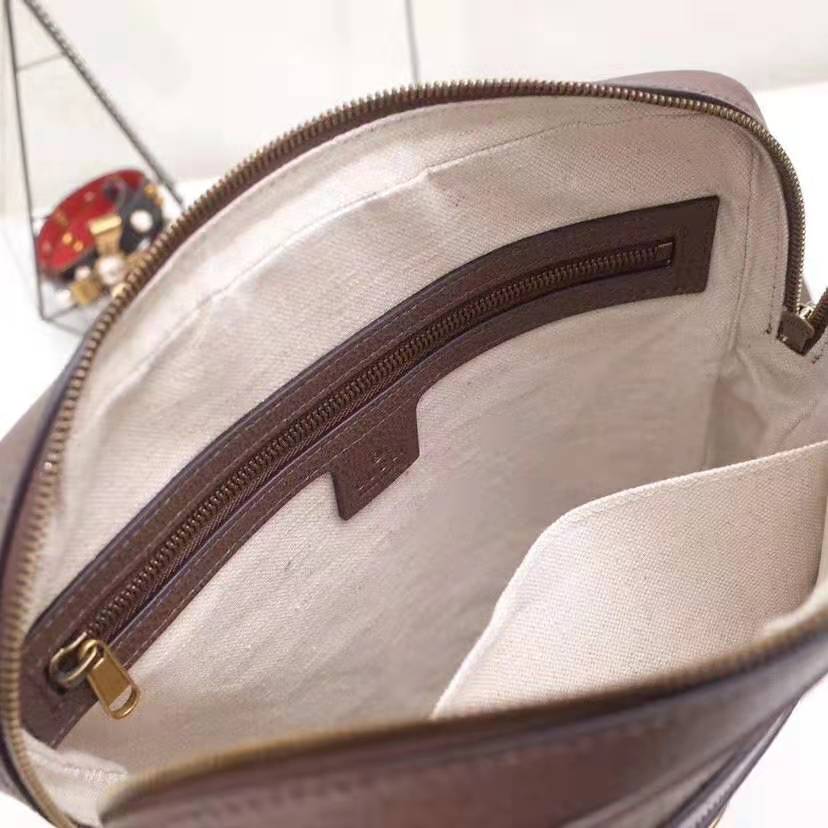 G*u*i gg men ophidia gg small messenger bag in beige/ebony soft gg supreme canvas