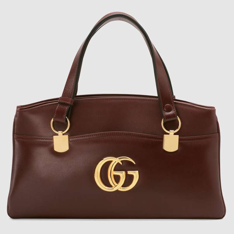 G*u*i gg women arli large top handle bag with gold-toned double g metal hardware