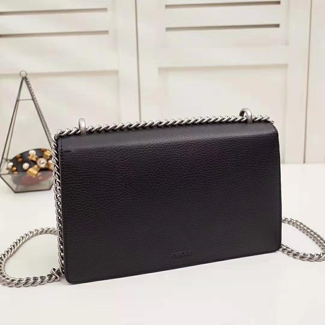 G*u*i gg women dionysus small shoulder bag in tiger head with crystals-black