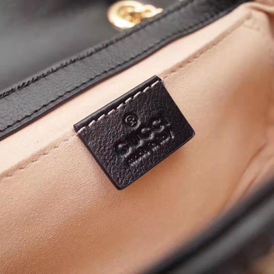 G*u*i gg women gg marmont mini bag in beige/ebony original gg canvas