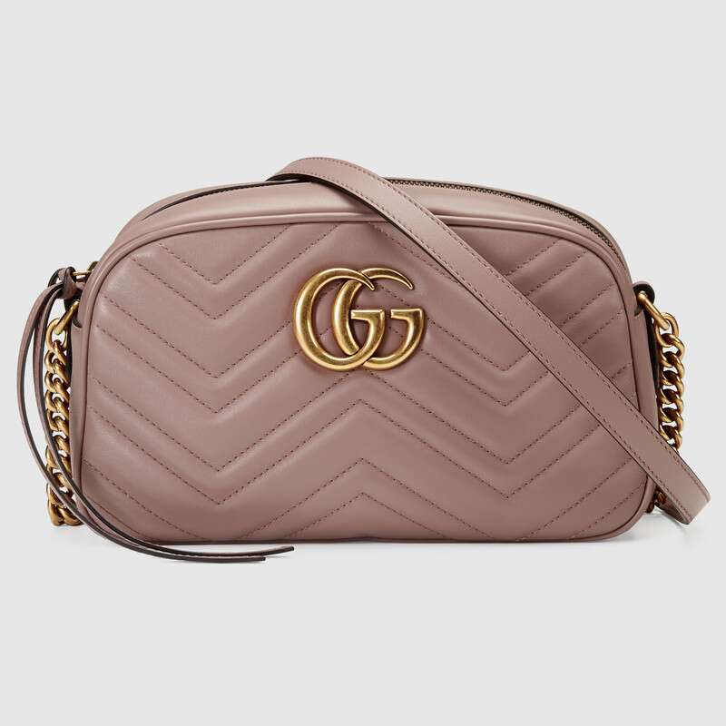 G*u*i gg women gg marmont small shoulder bag in matelassé chevron leather