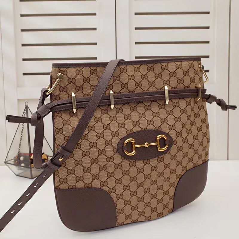 G*u*i gg women G*u*i 1955 horsebit messenger bag original gg canvas
