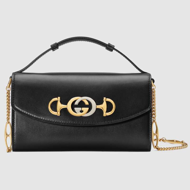 G*u*i gg women G*u*i zumi smooth leather mini bag with interlocking g horsebit