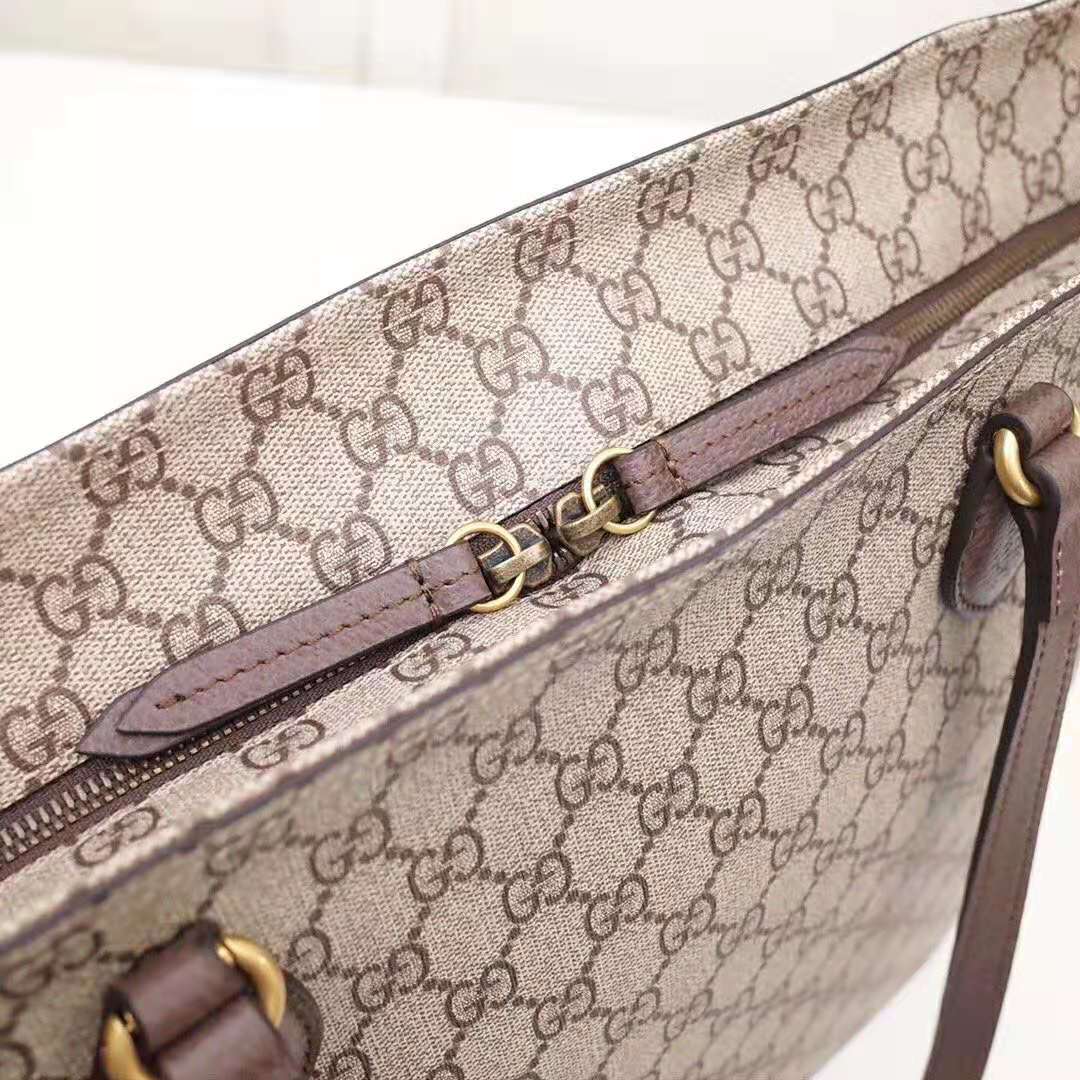 G*u*i gg women ophidia gg medium tote in beige/ebony soft gg supreme