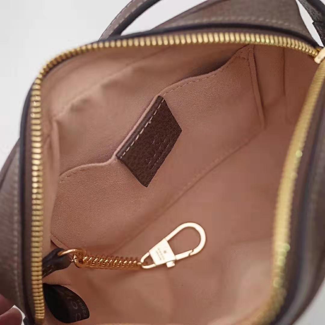 G*u*i gg women ophidia gg supreme mini bag in beige/ebony gg supreme canvas
