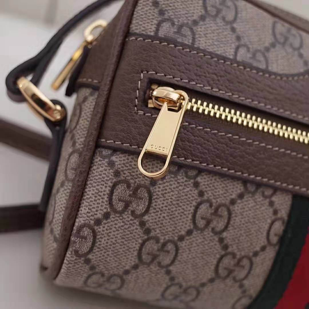G*u*i gg women ophidia gg supreme mini bag in beige/ebony gg supreme canvas