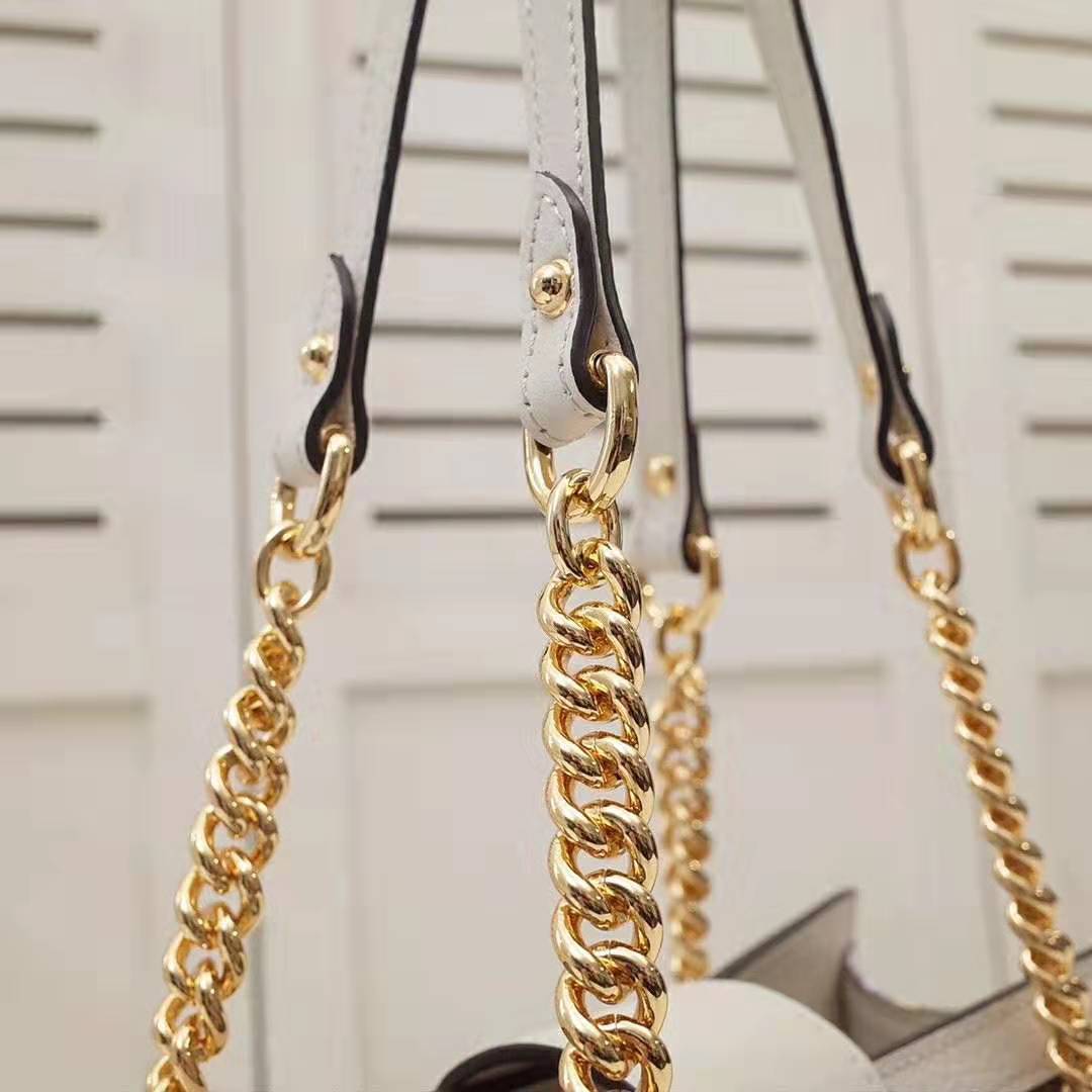 G*u*i gg women padlock gg flora small shoulder bag in beige/ebony gg supreme canvas